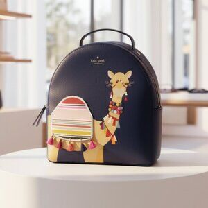 Kate Spade Blue Camel Backpack-Spice Things Up Camel Sammi
